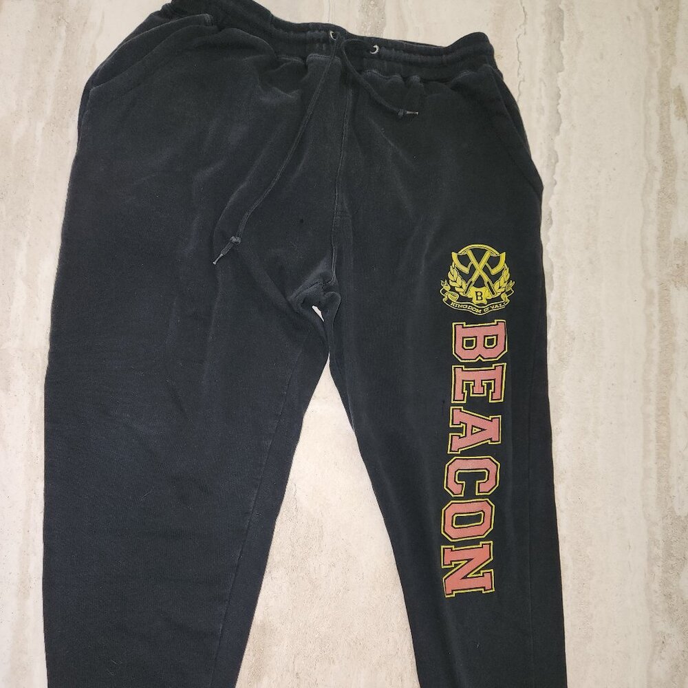 Official RWBY Beacon Unisex black sweatpants